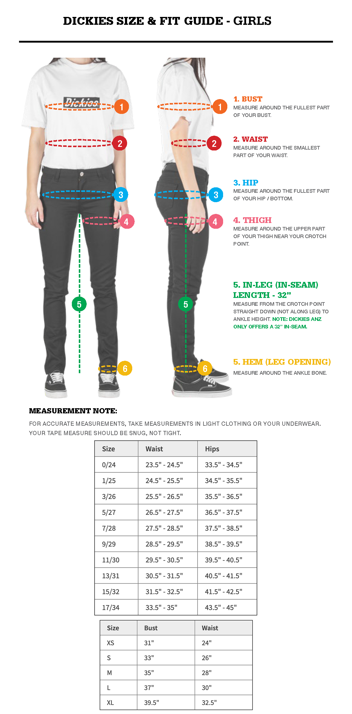 Pant clearance sizes australia